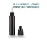 Flacon encre trodat rouleau encreur id protector 2ml      coloris noir pack 3 unites