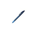 Stylo-bille bic 4 couleurs smooth pro pointe moyenne 1mm retractable rechargeable      corps bicolore bleu fonce /