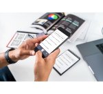 Bloc-notes connecte bic mini rocketbook core reutilisable  a6 48p avec stylo et          serviette microfibre coloris