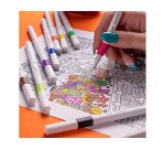 Feutre uniball emott essential colors pointe fine  coloris assortis pochette 10  unites