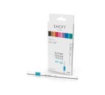 Feutre uniball emott pastel colors pointe fine coloris    assortis pochette 10 unites