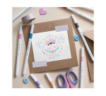 Feutre uniball emott pastel colors pointe fine coloris    assortis pochette 10 unites