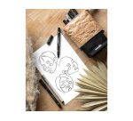 Feutre technique uniball theme brush art pointes       calibrees et coloris assortis pochette 5 unites
