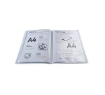 Protège-documents en polypropylène semi rigide Aquarel 40 vues - A4 - Couleurs assorties
