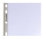 Sachet de 100 pochettes perforées polypropylène lisse Premium - A4 - Cristal