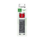 Plaque adhesive exacompta entree interdite imitation    aluminium 16,5x4,4cm