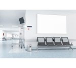 Plaque adhesive exacompta surveillance camera imitation aluminium 16,5x4,4cm