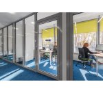 Plaque adhesive exacompta bureau imitation aluminium    16,5x4,4cm