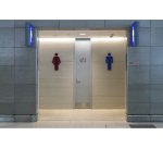 Plaque adhesive exacompta defense de fumer imitation    aluminium 16,5x4,4cm