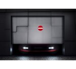 Panneau PVC adhésif antidérapant Sens interdit 20 cm - Rouge
