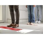 Panneau PVC adhésif antidérapant Bande stop 100 cm - Rouge