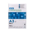 Papier greening a3 80g blanc ramette 500 feuilles