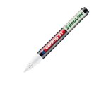 Marqueur edding 51 ecoline peinture base eau pointe      ogive 1/2mm coloris blanc
