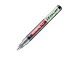 Marqueur edding 51 ecoline peinture base eau pointe      ogive 1/2mm coloris argent