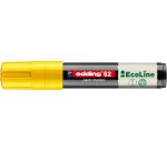 Marqueur edding 55 ecoline peinture base eau pointe      biseautee 4/15mm coloris      jaune