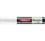 Marqueur edding 55 ecoline peinture base eau pointe      biseautee 4/15mm coloris      blanc