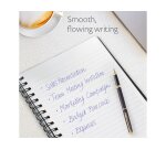 Roller waterman hemisphere metallic capuchon clip pointe fine encre noire coloris noir lave coffret cadeau