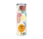 Stylo-bille bic 4 couleurs mineral tones pointe moyenne  1mm retractable coloris       assortis boite 8 unites