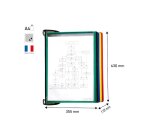 Systeme presentation tarifold pro mural a4 pp 10 poches     coloris assortis