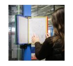 Systeme presentation tarifold pro mural a4 pp 10 poches     coloris assortis