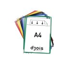 Systeme presentation tarifold pro mural a4 pp 10 poches     coloris assortis