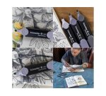 Surligneur schneider job pointe biseautee trait 1/5mm  coloris assortis pochette 6   unites