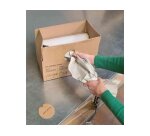 Papier calage elve carton expedition laize 38cm         longueur 360m 1 pli 70gr      emballage devidoir
