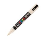 Marqueur posca pc5br peinture base eau inodore tout support pointe moyenne brush coloris  beige