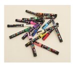 Marqueur posca pc5br peinture base eau inodore tout support pointe moyenne brush coloris  beige