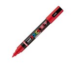 Marqueur posca pc5br peinture base eau inodore tout support pointe moyenne brush coloris  rouge