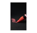 Marqueur posca pc5br peinture base eau inodore tout support pointe moyenne brush coloris  rouge