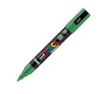 Marqueur posca pc5br peinture base eau inodore tout support pointe moyenne brush coloris  vert fonce