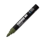 Marqueur posca pc5m peinture base eau inodore tout support pointe moyenne trait          1,8-2,5mm coloris vert kaki