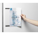 Porte-affiche durable a4 magnetique pet recycle        coloris transparent