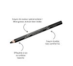Crayon ardoise maped marker'peps bois effacable a  sec coloris noir