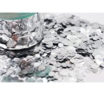 Paillettes oz international nid d'abeille pot 100g        coloris argent