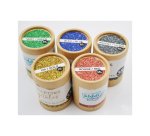 Paillettes oz international biodegradable vegetales tube  carton 35g coloris argent