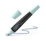 Roller cartouche schneider breeze grip antiderapant      trait moyen encre bleu royal  effacable coloris noir-menthe