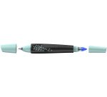 Roller cartouche schneider breeze grip antiderapant      trait moyen encre bleu royal  effacable coloris noir-menthe