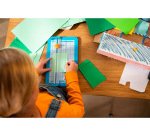 Massicot junior fiskars 29,2x17,8cm protection        transparente coloris bleu