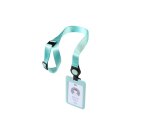 AVERY Porte-carte avec tour de cou, vert pastel