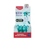 Stylo apprentissage maped kidy learn magic effaãable    retractable encre bleue 0,7mm modele requin coloris bleu