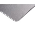 Serre-livres maul aluminium coins arrondis 10x8x10cm      coloris argent