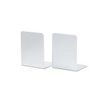 Serre-livres maul aluminium coins arrondis 10x10x13cm     coloris argent