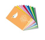 Protege-cahier colorosa a4 papier recycle coloris rouge