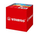 Crayon couleur stabilo woody multi-talent 3 en 1 maxi      schoolpack carton 76 unites + 4 taille-crayons