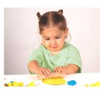 Rouleau modelage jovi my first plastilina baby bois    textures assorties kit        scolaire 9 unites