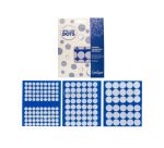 Pastille agrippante adhesive sodertex ronde diam. assortis coloris blanc maxi pack 84    unites