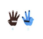 Pastille agrippante adhesive sodertex carree diam.         assortis coloris noir maxi    pack 168 unites