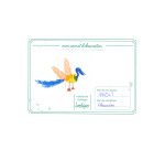 Tampon sodertex oiseaux a creer + 4 encreurs 17x13cm    coloris assortis pack 22 pcs